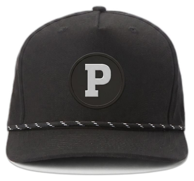 Rubber patch on cap
