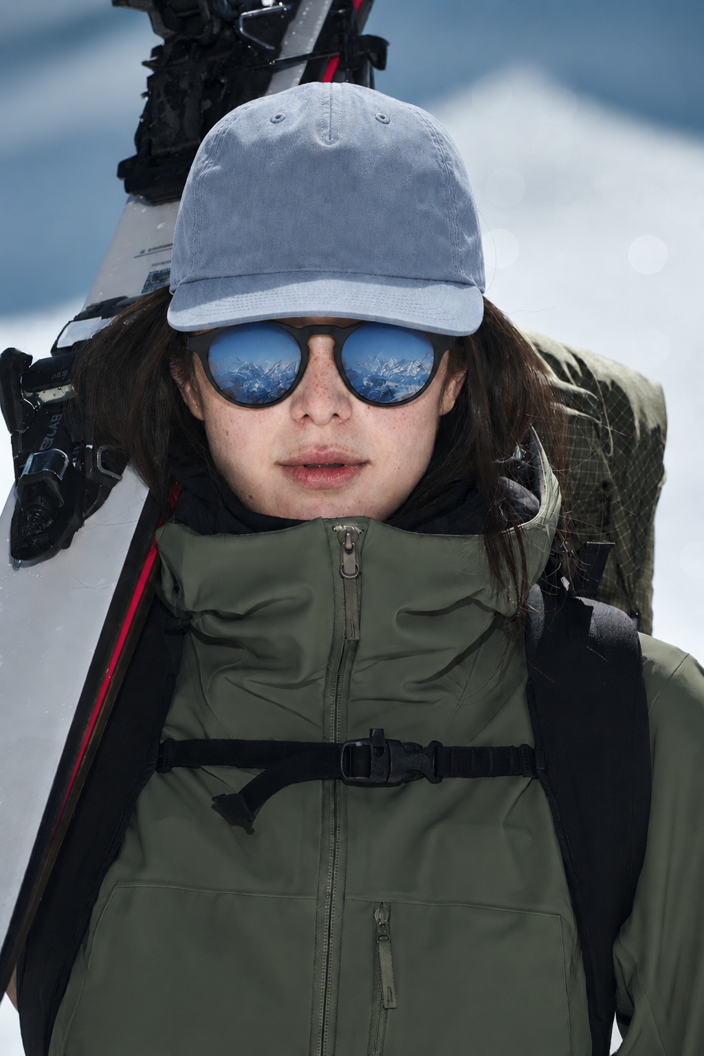 Headwear in element — alpine